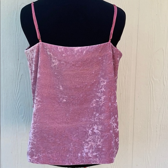 J.CREW VELVET - RUFFLES DUSKY PINK TOPS SIZE: S - Picture 2 of 6